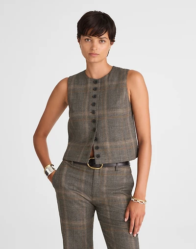 Crewneck Shell Vest | Madewell