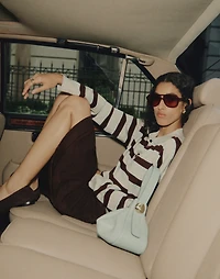 Striped Polo Sweater 100% Merino Wool | Madewell