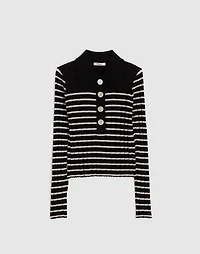 Ribbed Polo Sweater | Madewell