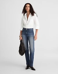 The Signature Y-Neck Shirt Poplin