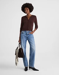 Patch-Pocket Cotton-Blend Cardigan | Madewell