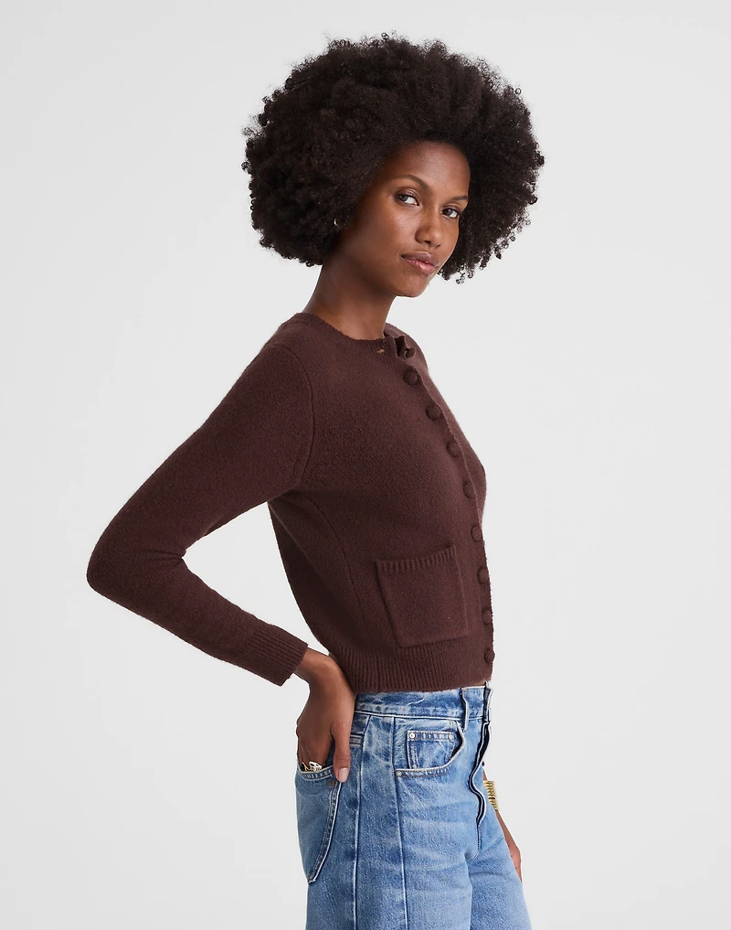 Patch-Pocket Cotton-Blend Cardigan | Madewell