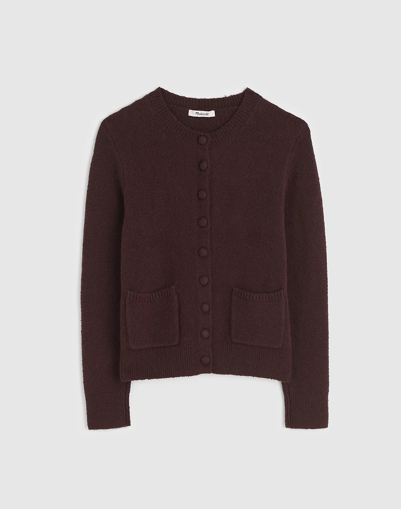 Patch-Pocket Cotton-Blend Cardigan | Madewell