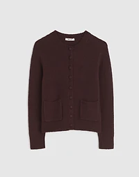 Patch-Pocket Cotton-Blend Cardigan | Madewell