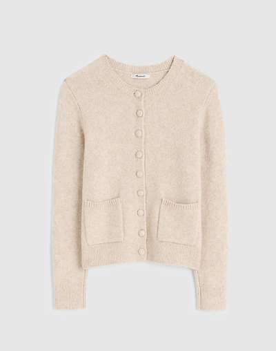 Patch-Pocket Cotton-Blend Cardigan | Madewell
