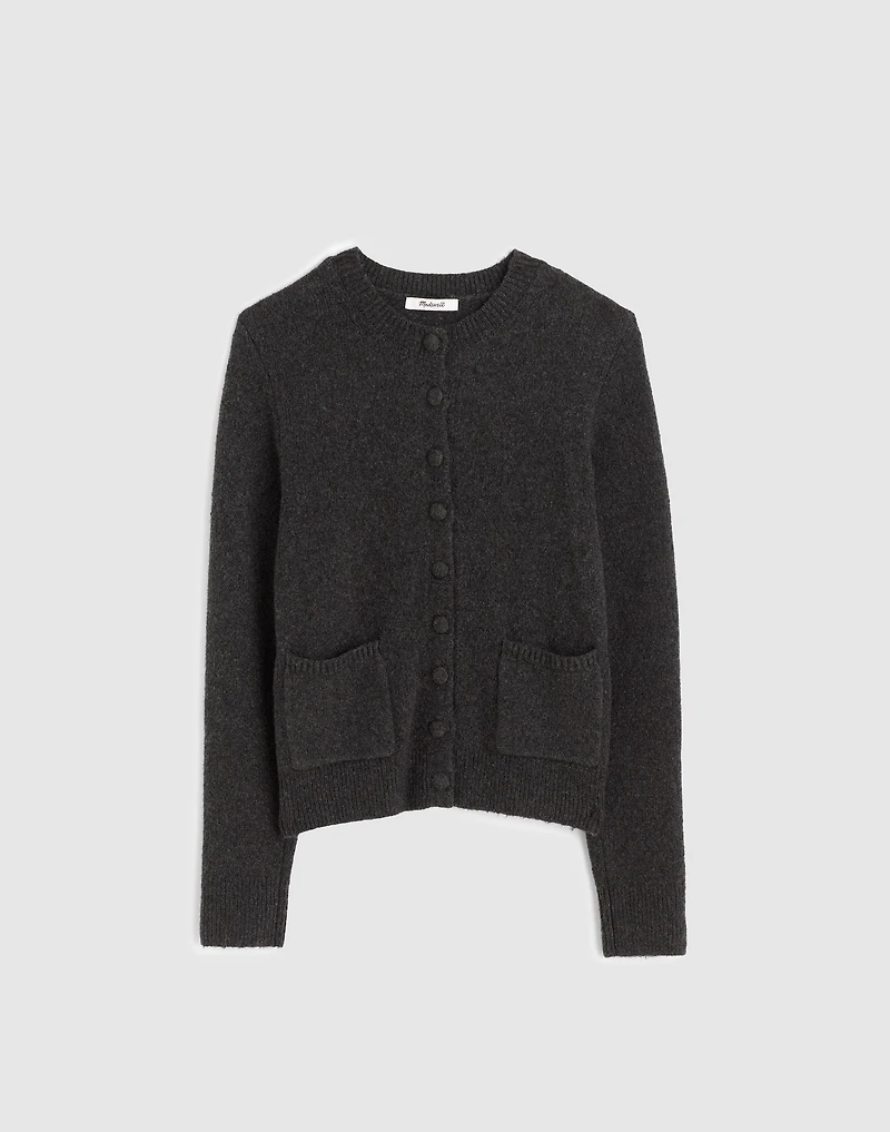 Patch-Pocket Cotton-Blend Cardigan | Madewell