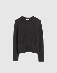 Patch-Pocket Cotton-Blend Cardigan | Madewell