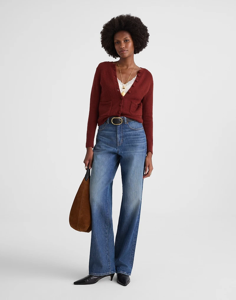 Patch-Pocket Cotton-Blend Cardigan | Madewell