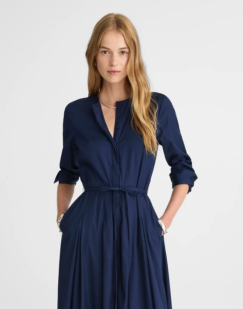 Tie-Waist Midi Shirtdress | Madewell