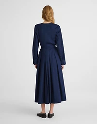 Tie-Waist Midi Shirtdress | Madewell