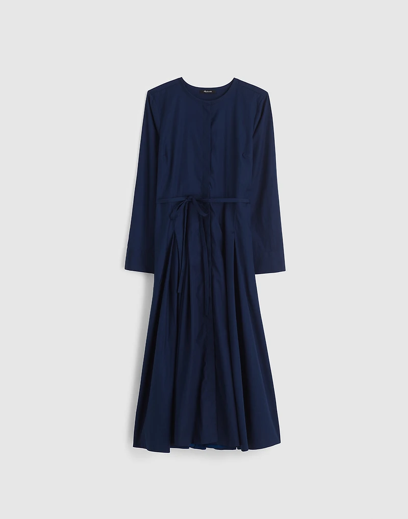 Tie-Waist Midi Shirtdress | Madewell