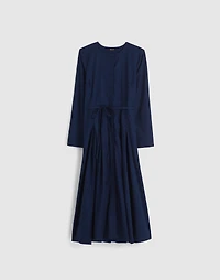 Tie-Waist Midi Shirtdress | Madewell