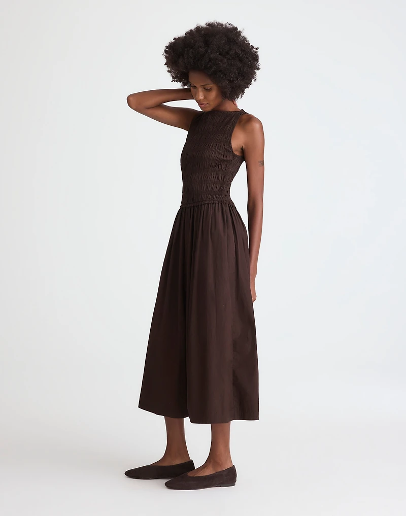The Melody Smocked Midi Dress | Madewell