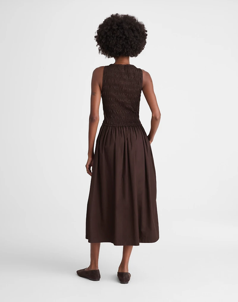The Melody Smocked Midi Dress | Madewell