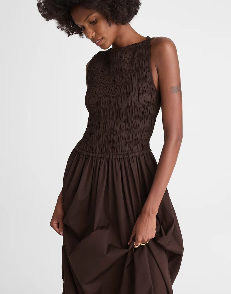 The Melody Smocked Midi Dress | Madewell