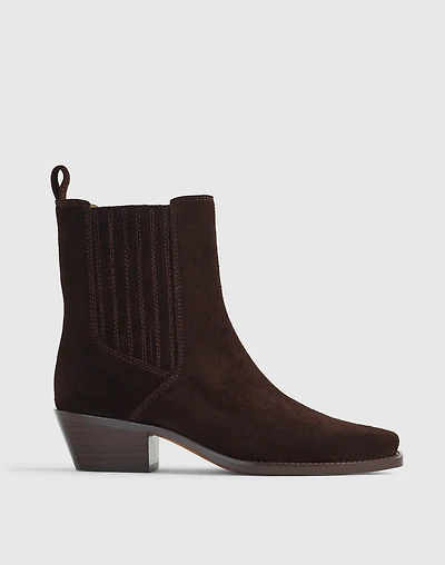 The Ingrid Chelsea Boot in Suede | Madewell