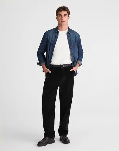 Pleated Trousers Corduroy | Madewell