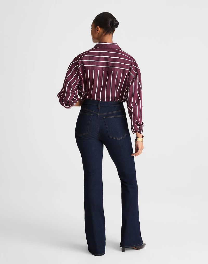 The Curvy Stretch Flare Jean Rinse Wash | Madewell