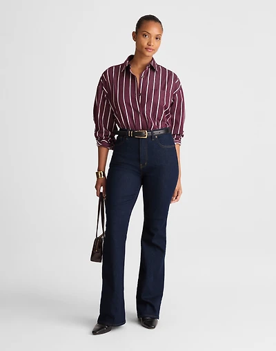 The Curvy Stretch Flare Jean Rinse Wash | Madewell