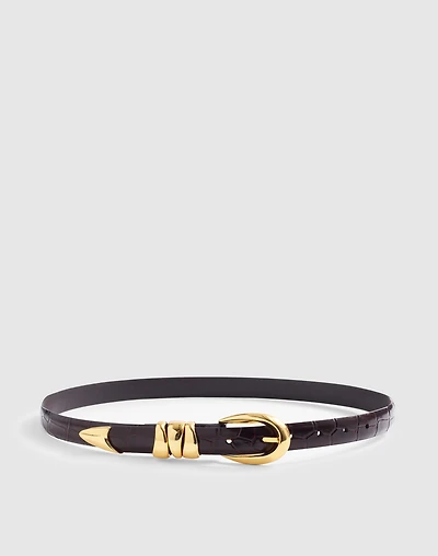 Triple Metal Keeper Belt | Madewell