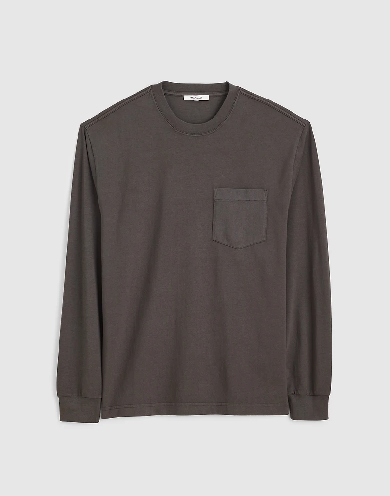 The Vintage Long-Sleeve Pocket Tee | Madewell