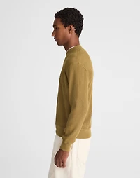 Waffle-Knit Sweatshirt