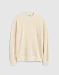 Waffle-Knit Sweatshirt | Madewell