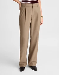 Slouchy Straight Pants Brushed Twill | Madewell