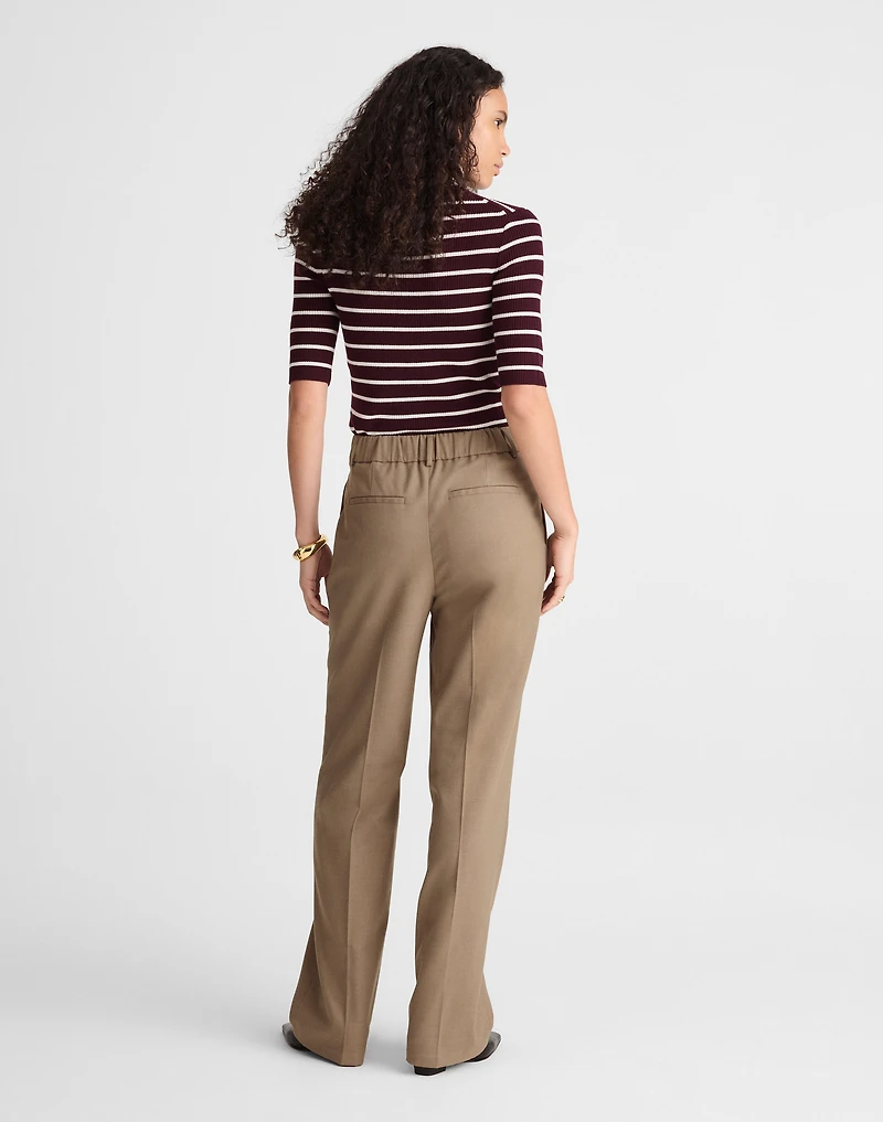 Slouchy Straight Pants Brushed Twill | Madewell