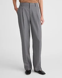 Slouchy Straight Pants Brushed Twill | Madewell
