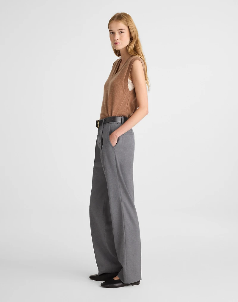 Slouchy Straight Pants Brushed Twill | Madewell