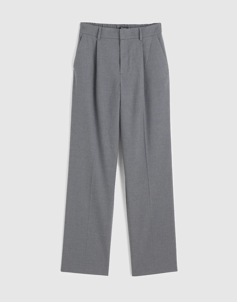 Slouchy Straight Pants Brushed Twill | Madewell