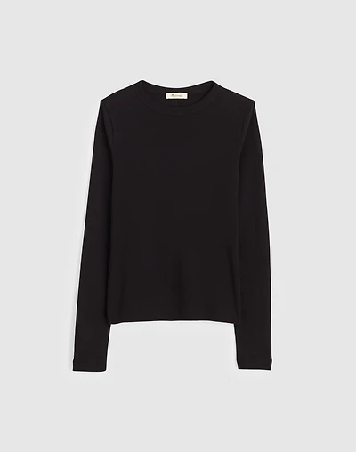 The '90s Long-Sleeve Tee Compact Cotton | Madewell