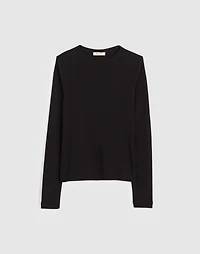 The '90s Long-Sleeve Tee Compact Cotton | Madewell