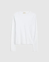 The '90s Long-Sleeve Tee Compact Cotton | Madewell