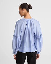 Shirred Balloon-Sleeve Top | Madewell