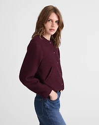Tweed Collarless Jacket | Madewell