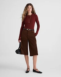 Double-Layered Crewneck Sweater | Madewell