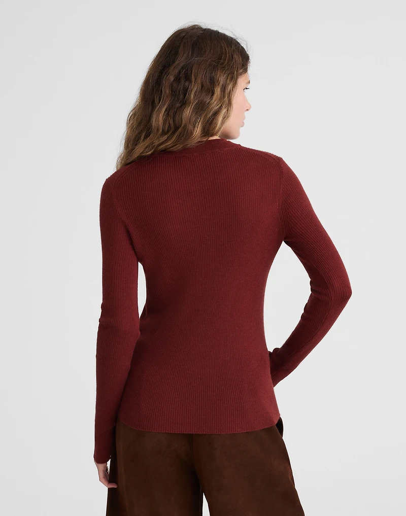Double-Layered Crewneck Sweater | Madewell