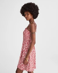 Tie Shoulder Mini Dress Floral | Madewell