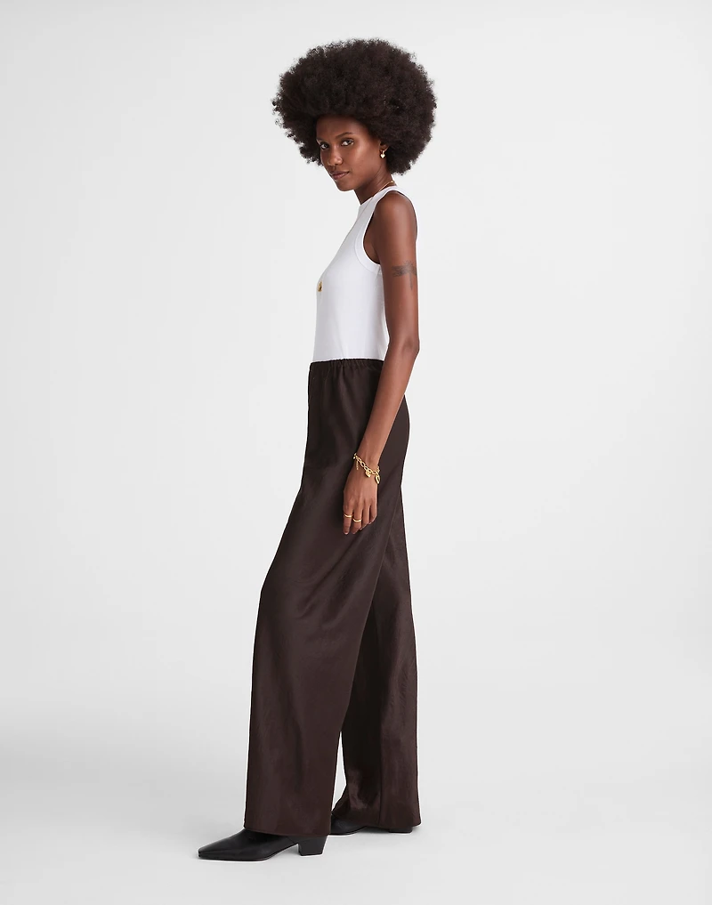 Pull-On Pants in Satin | Madewell
