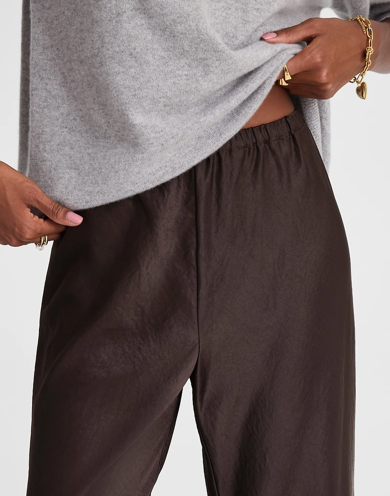 Pull-On Pants in Satin | Madewell