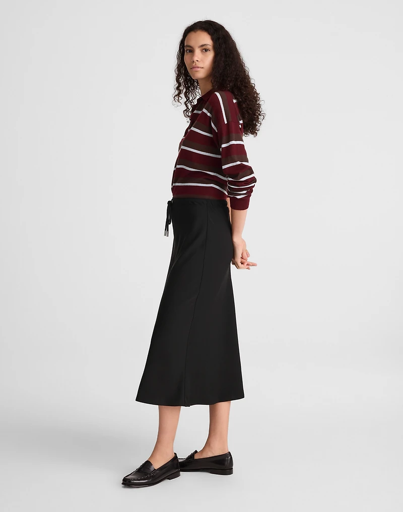 Drawstring Midi Skirt | Madewell
