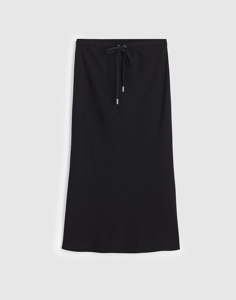 Drawstring Midi Skirt | Madewell