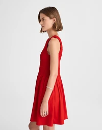 The Melody Scoopback Smocked Mini Dress | Madewell