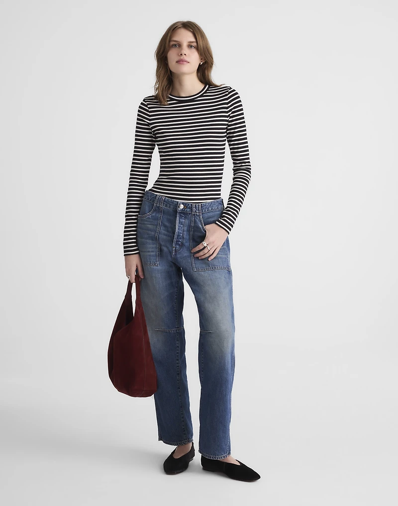 The '90s Long-Sleeve Tee Compact Cotton