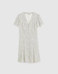 Button-Front Mini Dress | Madewell