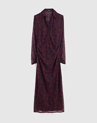 Long-Sleeve Polo Midi Dress | Madewell