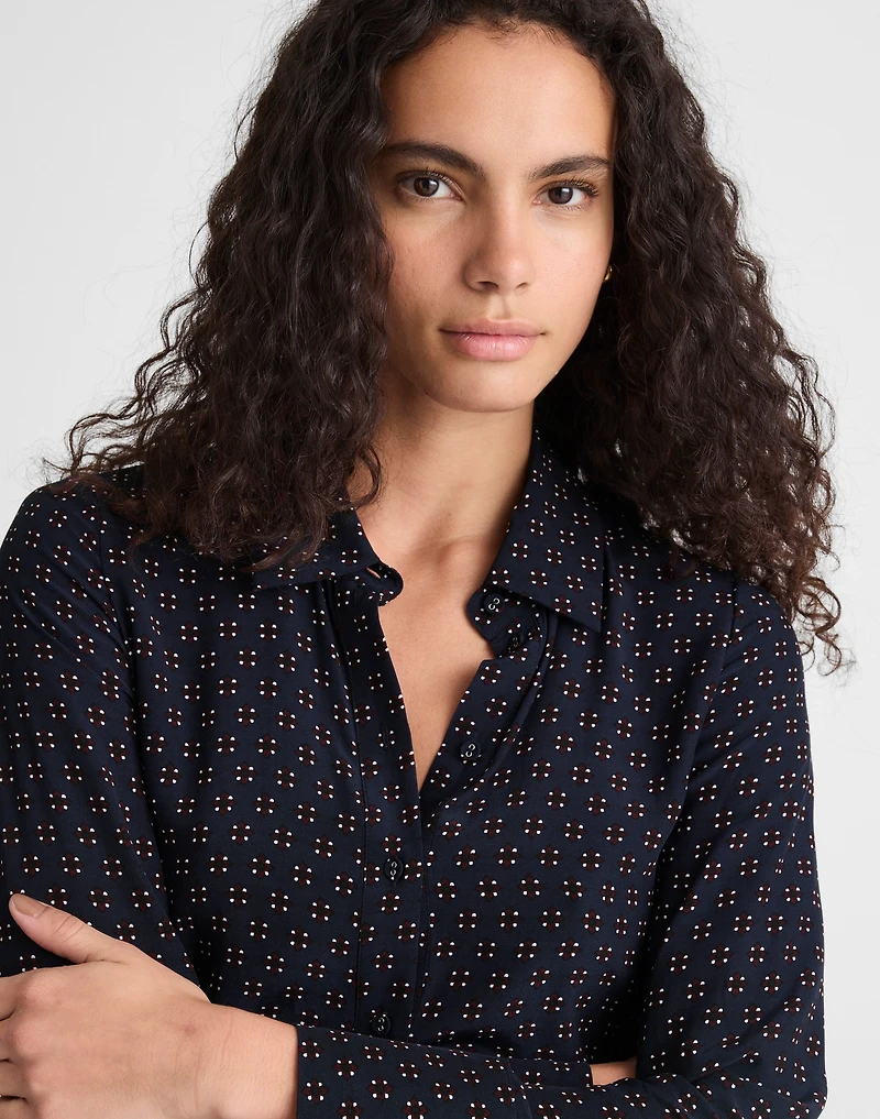 Ruched Midi Shirtdress | Madewell