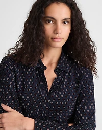 Ruched Midi Shirtdress | Madewell
